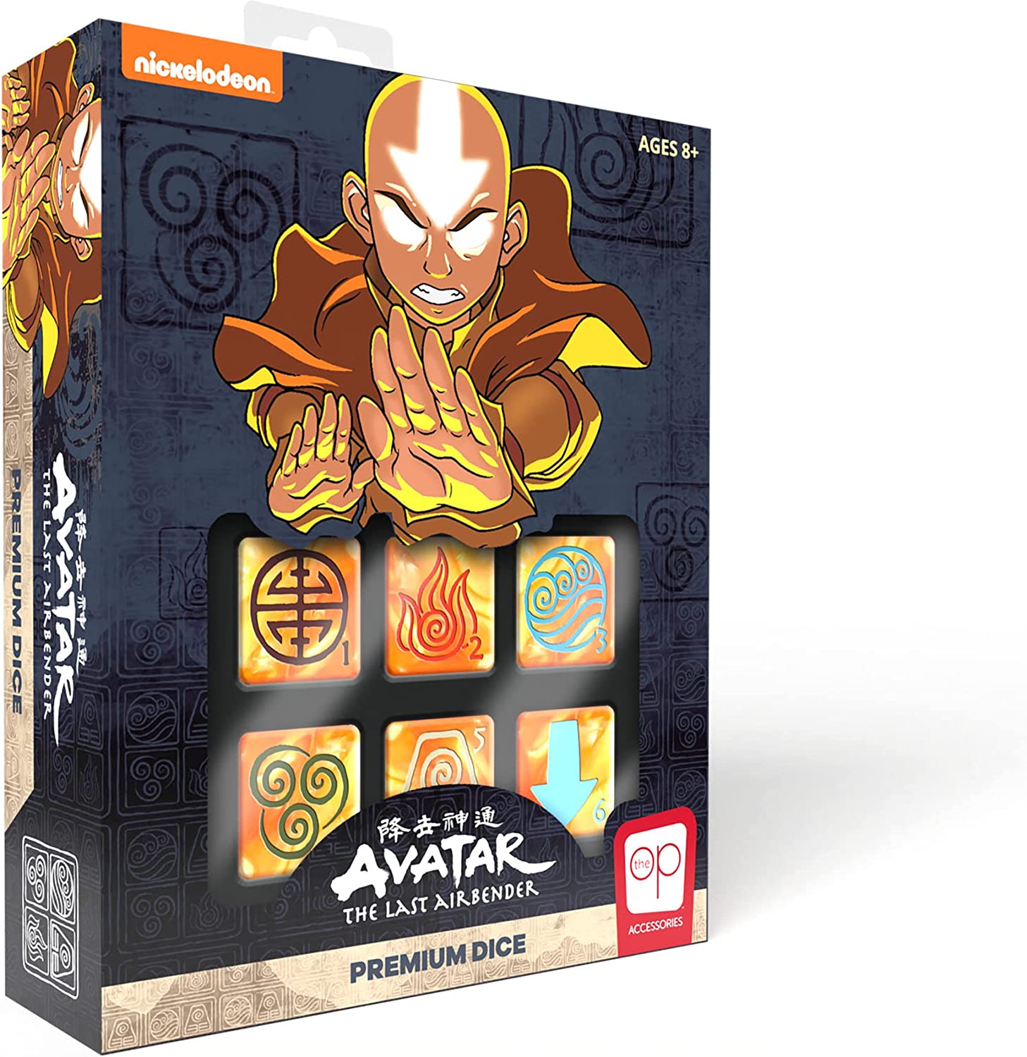 Avatar The Last Airbender Premium Dice Set Collectible d6 Dice