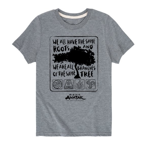 Avatar - The Last Airbender - Same Roots - Kids YOUTH SHORT SLEEVE TEE