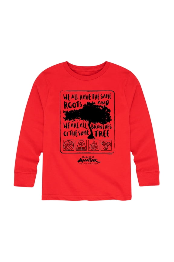 - Same Roots - Youth Long Sleeve Graphic T-Shirt
