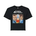 thumbnail image 1 of Avatar - The Last Airbender - Sokka Aang Katara - Juniors Cropped Cotton Blend T-Shirt, 1 of 5