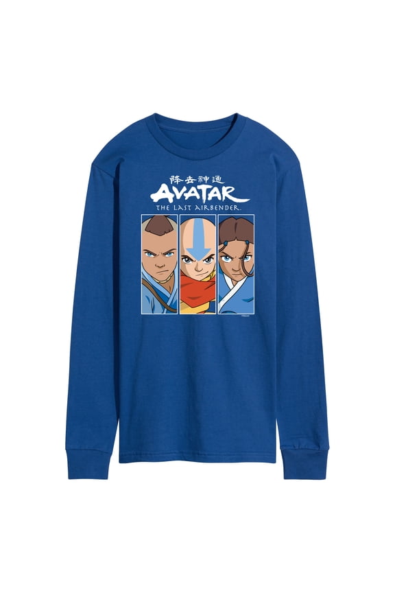 - Sokka Aang Katara - Men's Long Sleeve T-Shirt