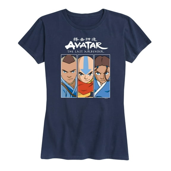 Avatar - The Last Airbender - Sokka Aang Katara - Women's Short Sleeve Graphic T-Shirt