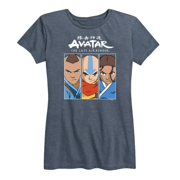 Avatar - The Last Airbender - Sokka Aang Katara - Women's Short Sleeve Graphic T-Shirt