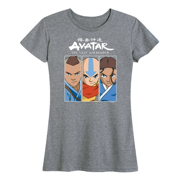 Avatar - The Last Airbender - Sokka Aang Katara - Women's Short Sleeve Graphic T-Shirt