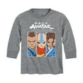 thumbnail image 1 of Avatar - The Last Airbender - Sokka Aang Katara - Youth Long Sleeve Graphic T-Shirt, 1 of 5