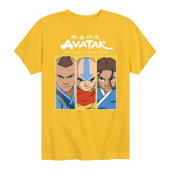 Avatar - The Last Airbender - Sokka Aang Katara - Youth Short Sleeve Graphic T-Shirt