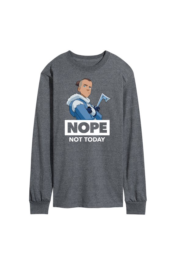 - Sokka Nope - Men's Long Sleeve T-Shirt