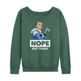 thumbnail image 1 of Avatar - The Last Airbender - Sokka Nope - Women's Lightweight French Terry Long Sleeve Shirt, 1 of 5