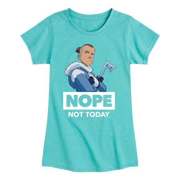Avatar - The Last Airbender - Sokka Nope - Youth Girls Short Sleeve Graphic T-Shirt