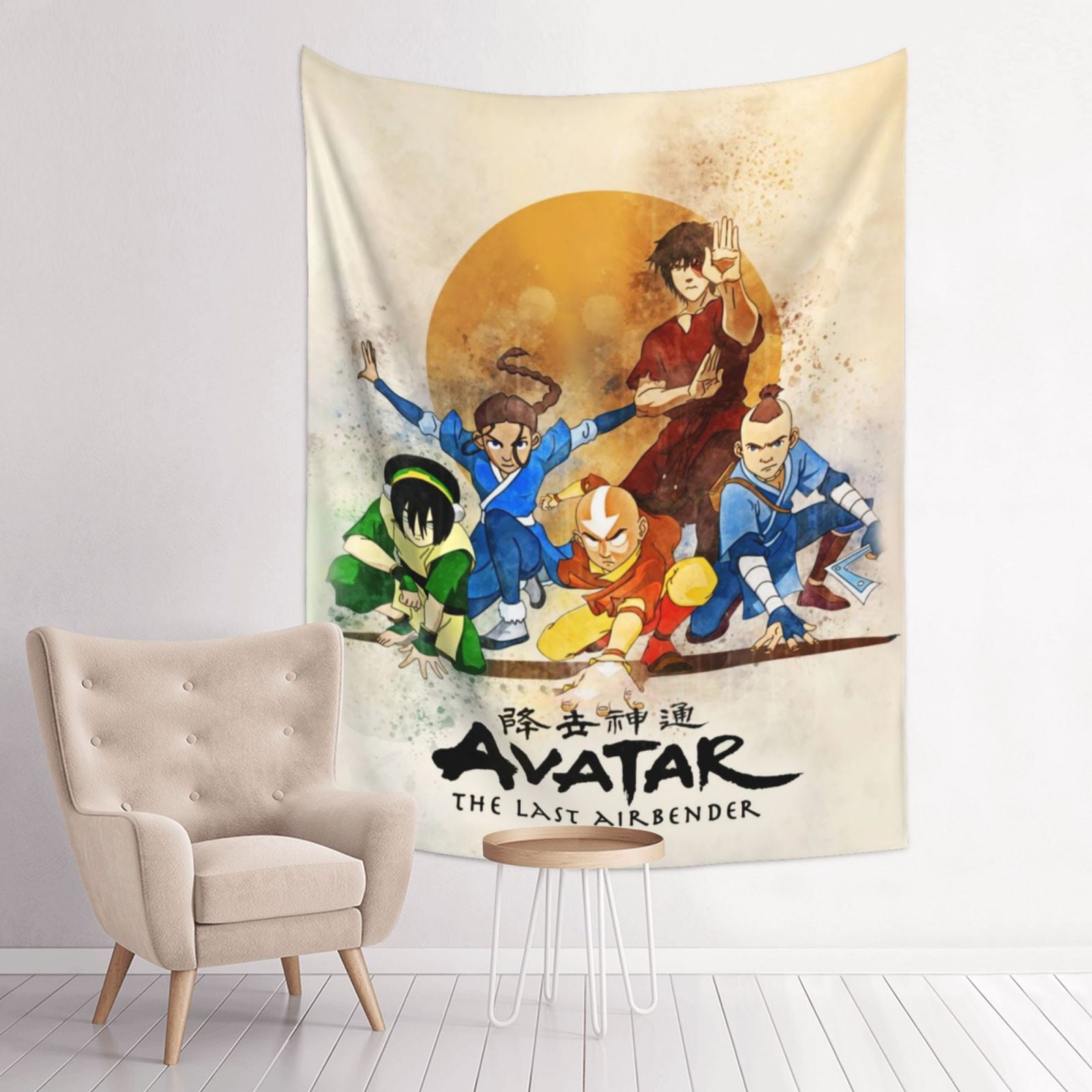 Avatar The Last Airbender Tapestry Cartoon Wall Poster For Bedroom Aesthetics Funny Room Decor Flag Wall Hanging For Teen Girls Men Dorm Living Room 29x37in Walmart