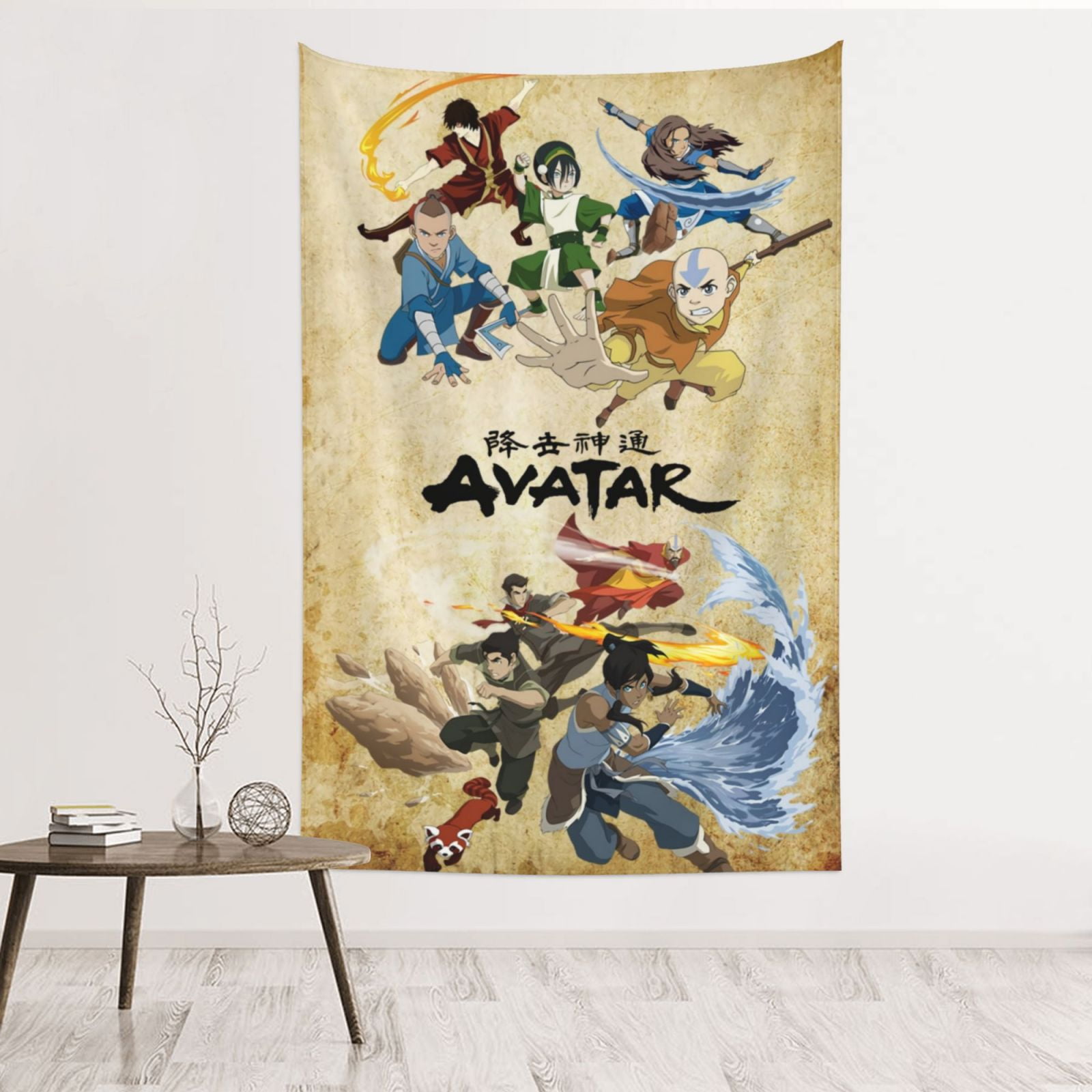 Avatar The Last Airbender Tapestry Wall Hanging Home Decoration Wall Blanket Dormitory Living Room Bedroom Backdrop Poster 60x40inch Walmart