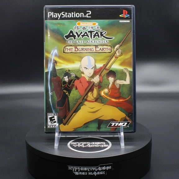 Restored Avatar - The Last Airbender: The Burning Earth Sony PlayStation 2 PS2