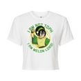 thumbnail image 1 of Avatar - The Last Airbender - Toph Melon Lord - Juniors Cropped Cotton Blend T-Shirt, 1 of 5