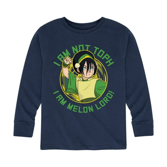 Avatar - The Last Airbender - Toph Melon Lord - Youth Long Sleeve Graphic T-Shirt