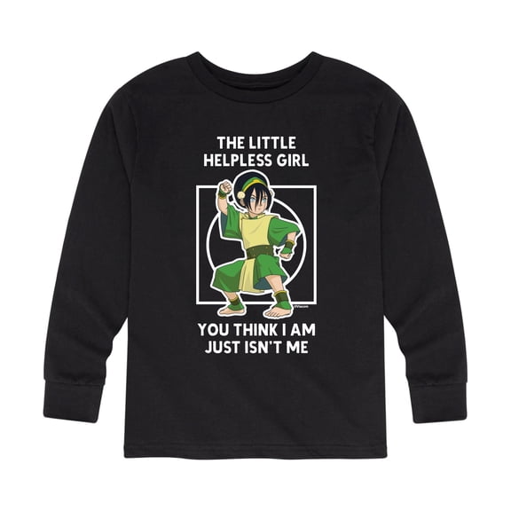 Avatar - The Last Airbender - Toph - Youth Long Sleeve Graphic T-Shirt