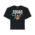 thumbnail image 1 of Avatar - The Last Airbender - Trio Squad - Juniors Cropped Cotton Blend T-Shirt, 1 of 5