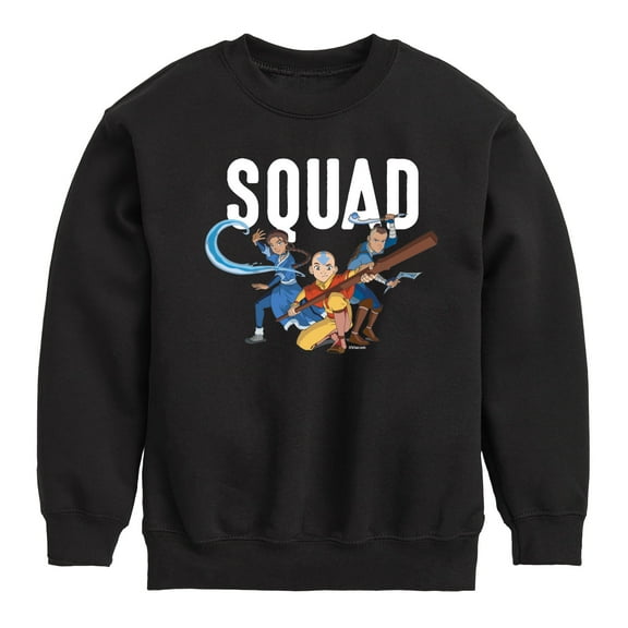 Avatar - The Last Airbender - Trio Squad - Youth Crewneck Fleece Sweatshirt