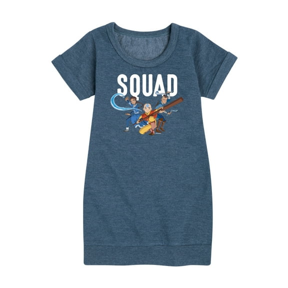 Avatar - The Last Airbender - Trio Squad - Youth Girls Fleece Dress