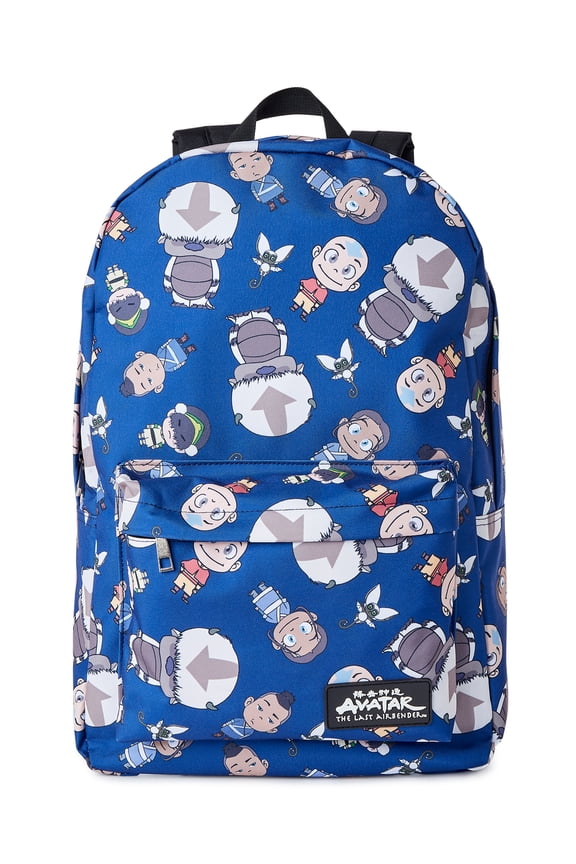 Avatar The Last Airbender Unisex 18" Backpack with Internal Laptop Sleeve, Blue