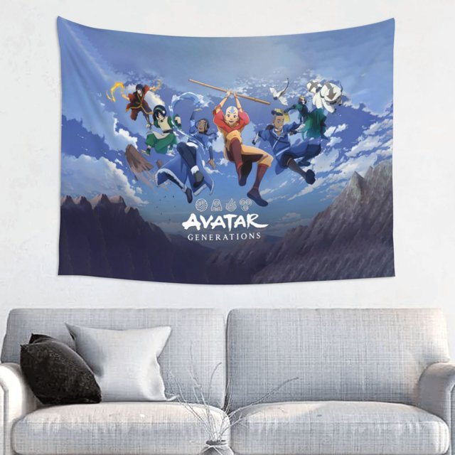 Avatar The Last Airbender Wall Tapestry Anime Poster For Bedroom ...