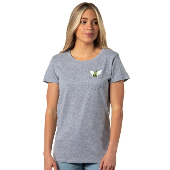 Avatar The Last Airbender Womens' Momo Flying Lemur Pocket Design T-Shirt
