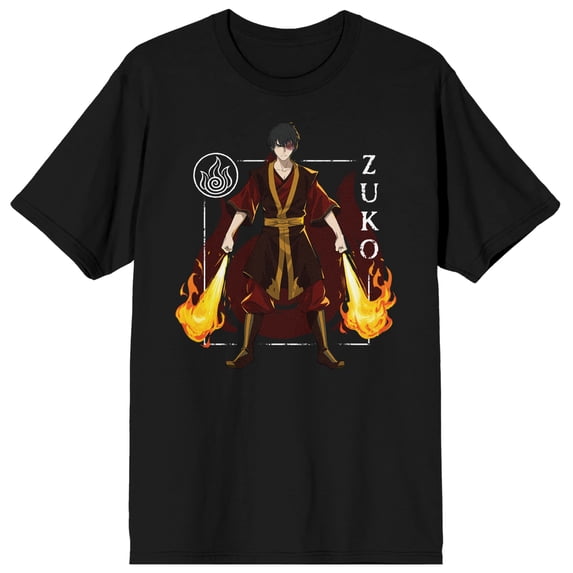 Avatar The Last Airbender Zuko Fire Nation Tee For Men-Medium - Walmart.com
