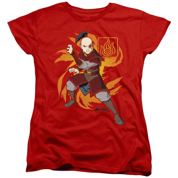 Avatar The Last Airbender Zuko Flame Burst Women's T Shirt