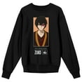 thumbnail image 1 of Avatar The Last Airbender Zuko on Black Long Sleeve Adult crew neck-Medium, 1 of 3