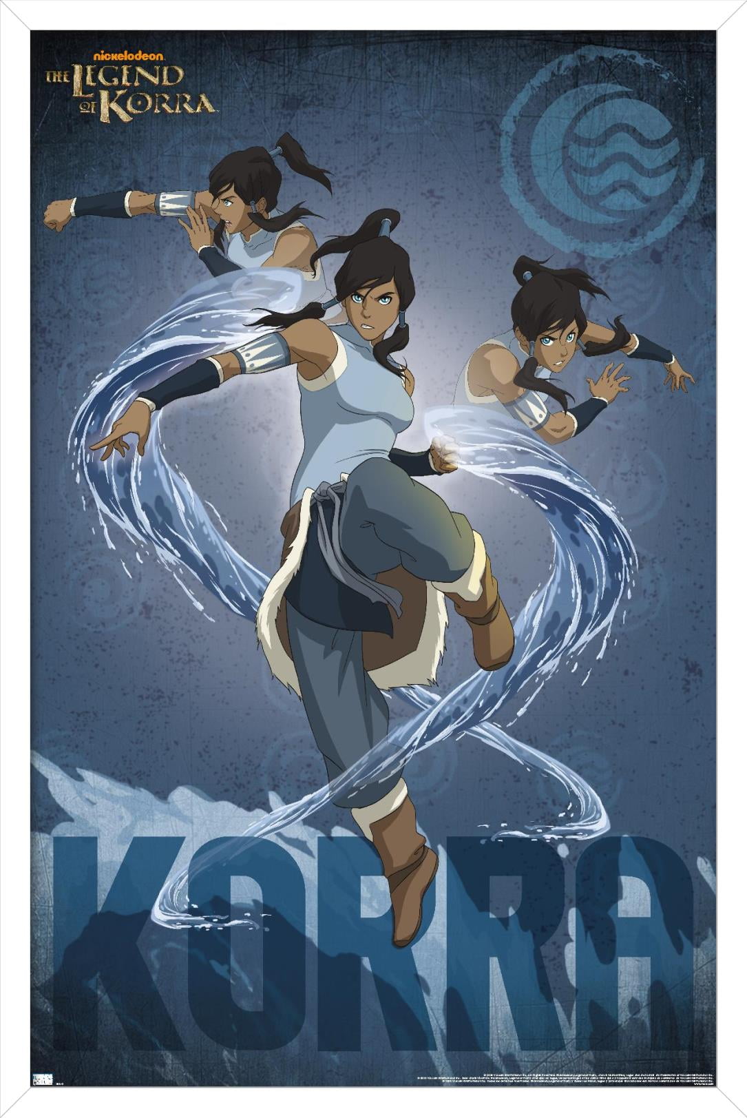 Avatar: The Legend of Korra - Korra Wall Poster, 14.725" x 22.375", Framed