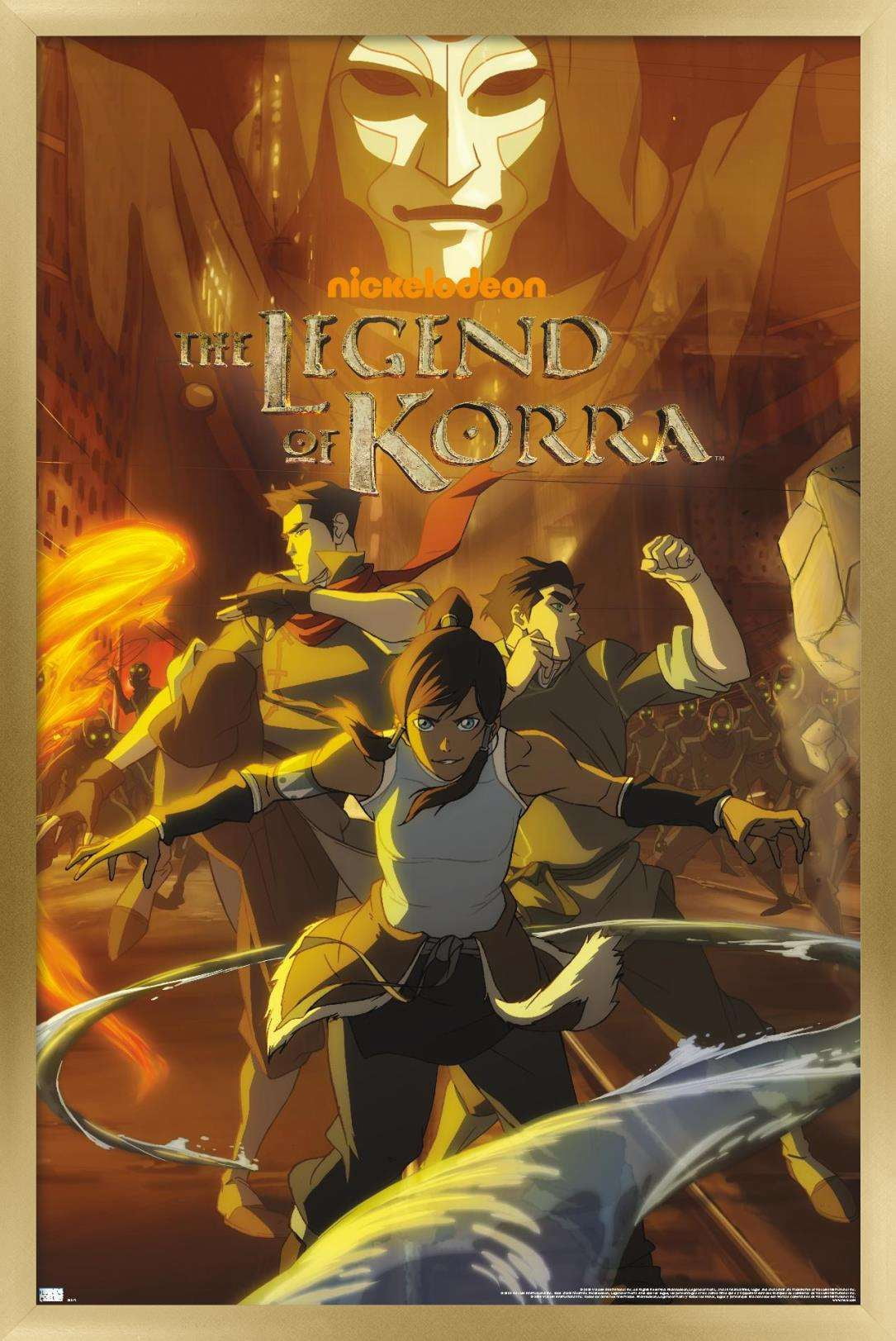 Avatar: The Legend of Korra - One Sheet Wall Poster, 22.375" x 34", Framed