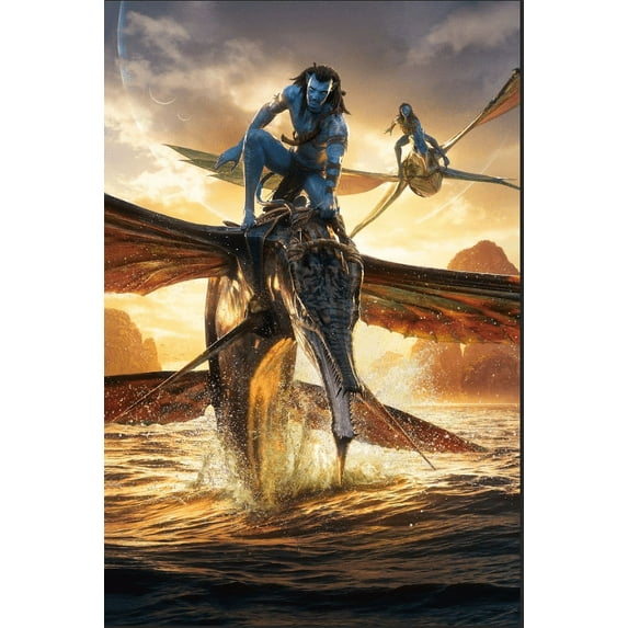 Avatar: The Way of Water (2022) Poster - 24x36 | James Cameron | Epic Sci-Fi