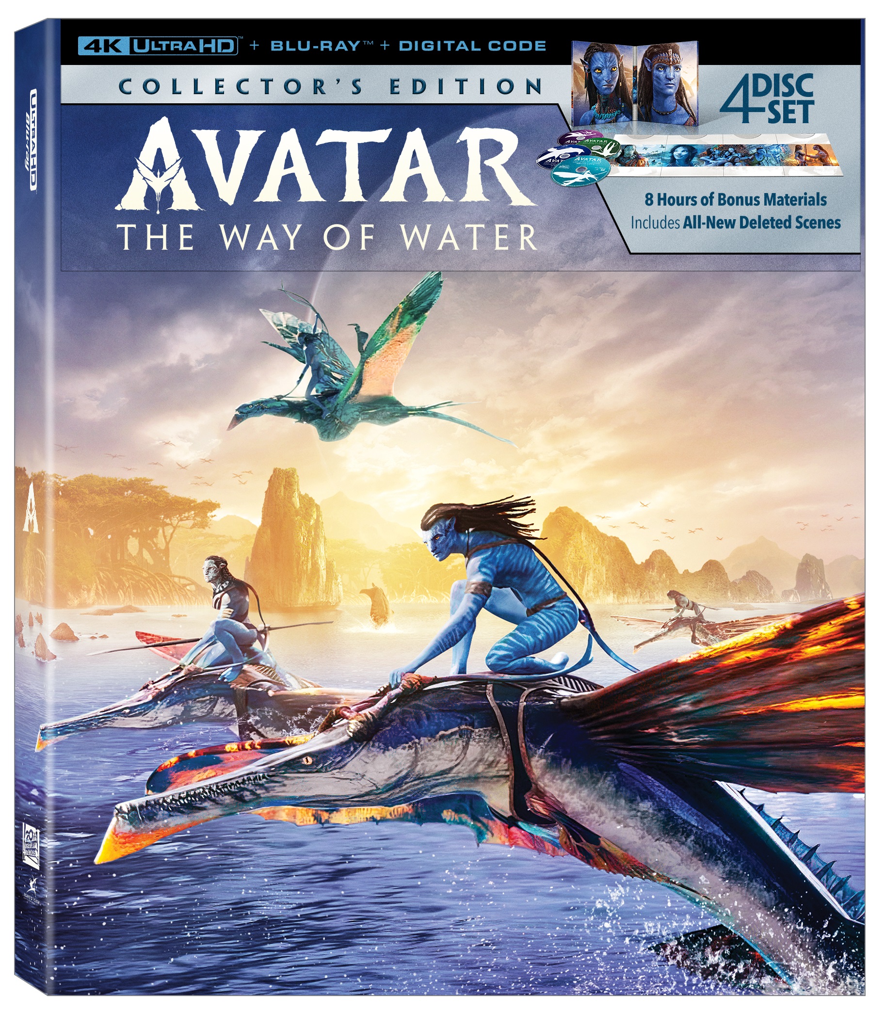 Avatar: The Way of Water 4K Collector's Edition (4K Ultra HD + Blu-ray + Digital Code) (Disney) - image 1 of 3