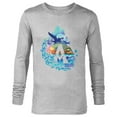 thumbnail image 1 of Avatar: The Way of Water Above and Below the Waves - Long Sleeve T-Shirt for Men - Customized-Athletic Heather, 1 of 5
