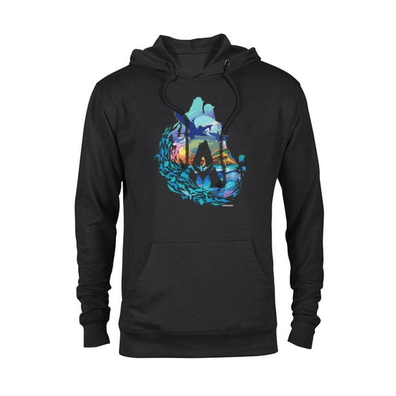 Avatar: The Way of Water Above and Below the Waves - Pullover Hoodie for Adults - Customized-Black