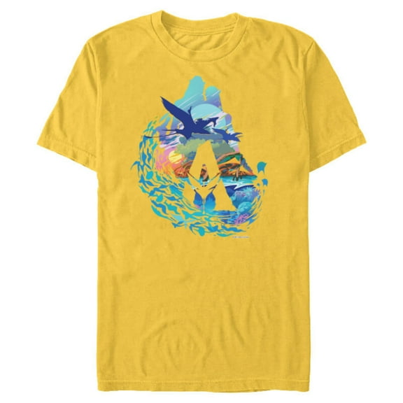 Avatar: The Way of Water Above and Below the Waves - Short Sleeve Blended T-Shirt for Adults - Customized-Putty Snow Heather