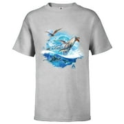 Avatar: The Way of Water Creatures of Sea and Sky - Short Sleeve T-Shirt for Kids - Customized-Athletic Heather