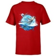 thumbnail image 1 of Avatar: The Way of Water Creatures of Sea and Sky - Short Sleeve T-Shirt for Kids - Customized-Red, 1 of 5