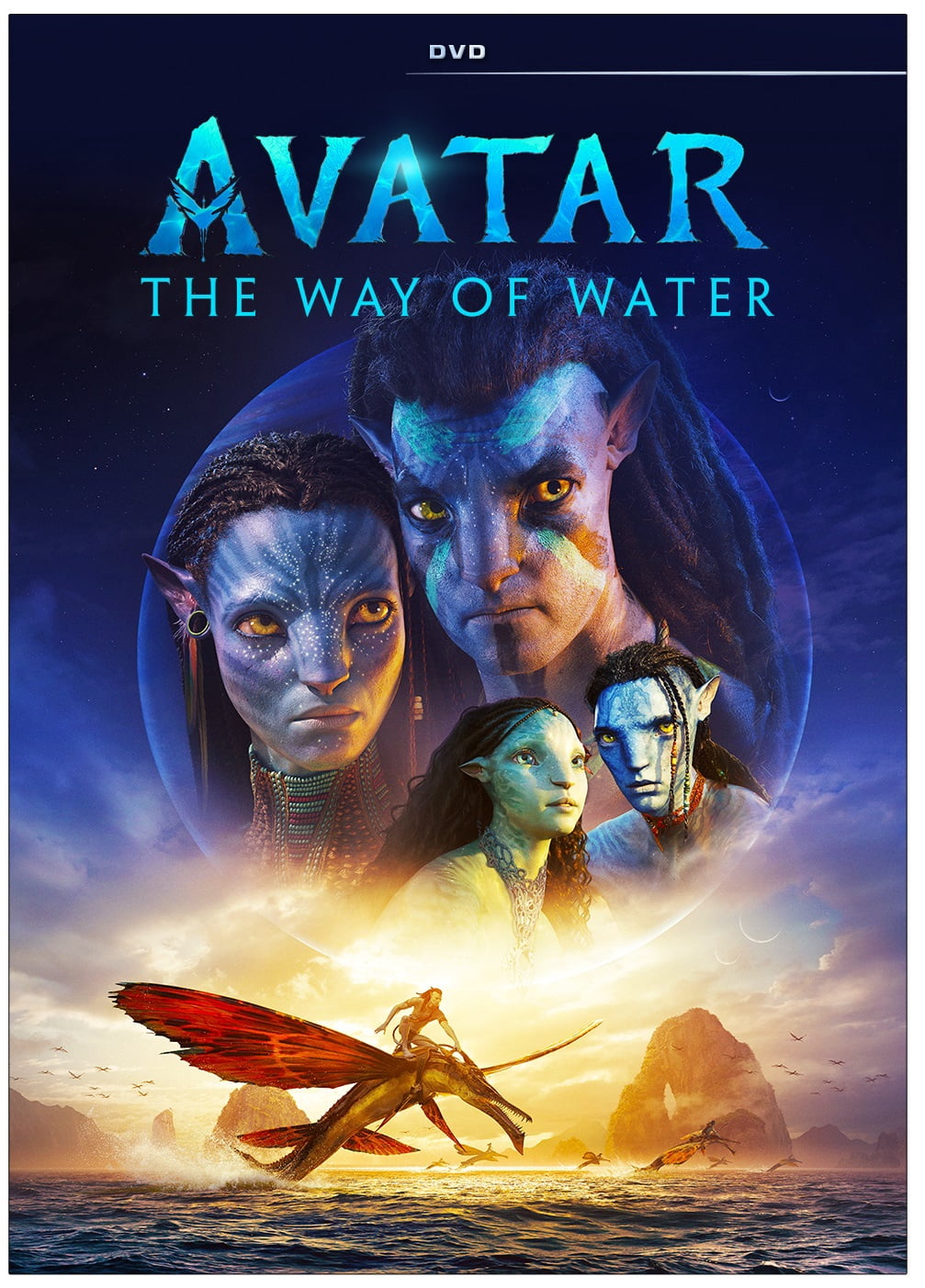 Avatar The Way Of Water James Cameron Directed Action Adventure DVD 