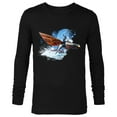 thumbnail image 1 of Avatar: The Way of Water Jake Sully Riding Skimwing Painted - Long Sleeve T-Shirt for Men - Customized-Black, 1 of 5