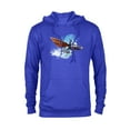 thumbnail image 1 of Avatar: The Way of Water Jake Sully Riding Skimwing Painted - Pullover Hoodie for Adults - Customized-Royal, 1 of 5