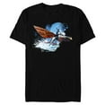 thumbnail image 1 of Avatar: The Way of Water Jake Sully Riding Skimwing Painted - Short Sleeve Blended T-Shirt for Adults - Customized-Black, 1 of 5