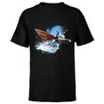 thumbnail image 1 of Avatar: The Way of Water Jake Sully Riding Skimwing Painted - Short Sleeve T-Shirt for Kids - Customized-Black, 1 of 5