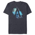 thumbnail image 1 of Avatar: The Way of Water Jake and Neytiri A Logo Illustrated - Short Sleeve Blended T-Shirt for Adults - Customized-Navy Heather, 1 of 5