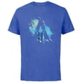 thumbnail image 1 of Avatar: The Way of Water Jake and Neytiri A Logo Illustrated - Short Sleeve Cotton T-Shirt for Adults - Customized-Royal Heather, 1 of 5