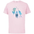 thumbnail image 1 of Avatar: The Way of Water Jake and Neytiri A Logo Illustrated - Short Sleeve Cotton T-Shirt for Adults - Customized-Soft Pink, 1 of 5