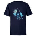 thumbnail image 1 of Avatar: The Way of Water Jake and Neytiri A Logo Illustrated - Short Sleeve T-Shirt for Kids - Customized-Navy, 1 of 5