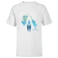 thumbnail image 1 of Avatar: The Way of Water Jake and Neytiri A Logo Illustrated - Short Sleeve T-Shirt for Kids - Customized-White, 1 of 5