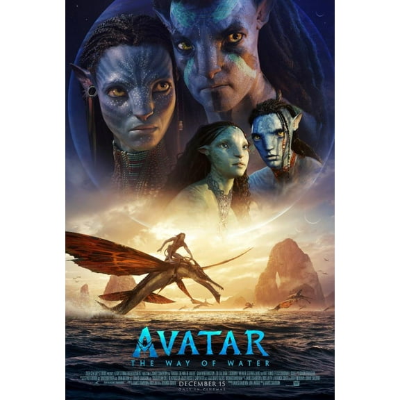 Avatar The Way of Water Movie Poster Glossy Quality Paper No Frame Photo Art Print Size 16x20