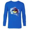 thumbnail image 1 of Avatar: The Way of Water Na’vi Golden Eye Watercolor - Long Sleeve T-Shirt for Men - Customized-Navy, 1 of 5