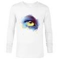 thumbnail image 1 of Avatar: The Way of Water Na’vi Golden Eye Watercolor - Long Sleeve T-Shirt for Men - Customized-White, 1 of 5